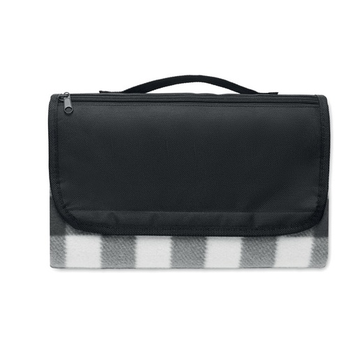 Koc polarowy RPET 150 gr/m² MO6891-03 - Czarny