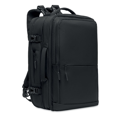 Plecak 600D RPET MO6901-03 - Czarny