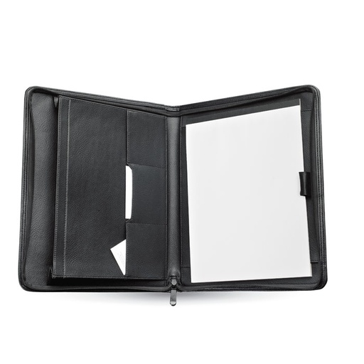 Portfolio A4, klejona skora MO7597-03 - Czarny
