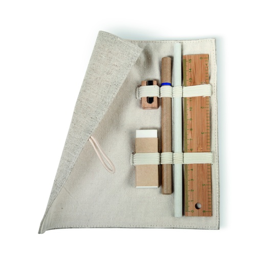 Zestaw biurkowy w etui MO7755-13 - Bezowy