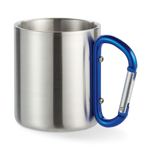 Metalowy kubek 220ml MO8313-04 - Niebieski