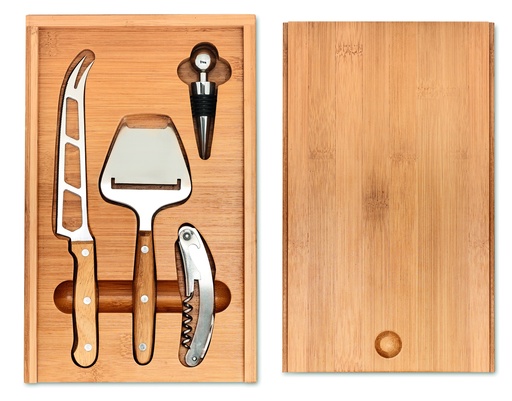 [MO8416-40] Zestaw do serów i wina MO8416-40 - Drewna