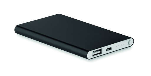 Płaski Powerbank 4000mAh - Czarny