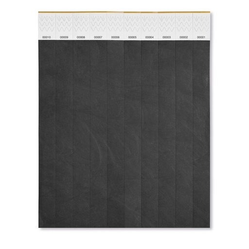 [MO8942-03] Opaska na rękę Tyvek® - Czarny