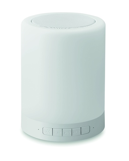 [MO9048-06] Głośnik z dotykowym światłem - Bialy