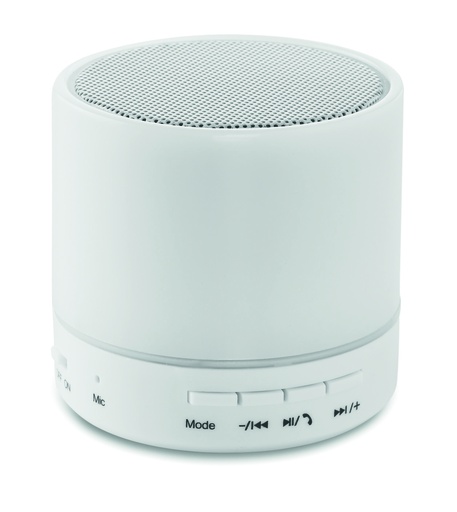 Glosnik bezprzewodowy LED MO9062-06 - Bialy