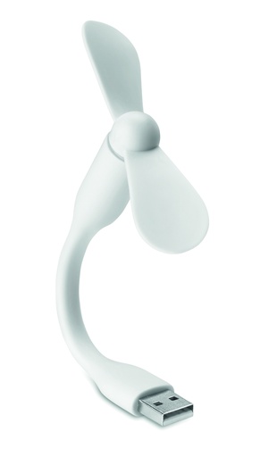 Przenosny wentylator USB MO9063-06 - Bialy