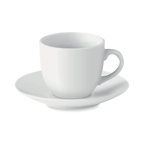 Filizanka i spodek do espresso MO9634-06 - Bialy
