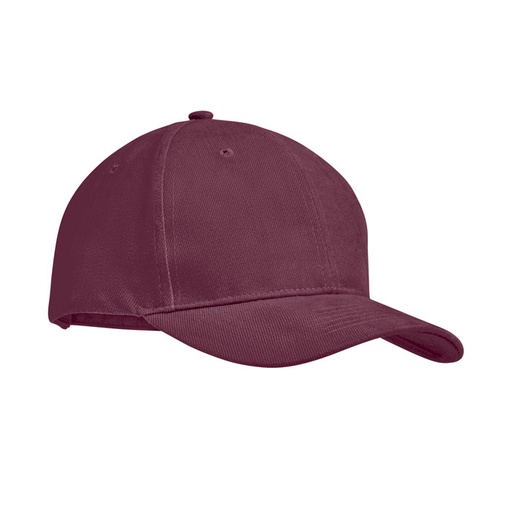 [MO9643-02] 6-panel czapka z daszkiem 270 - Burgund