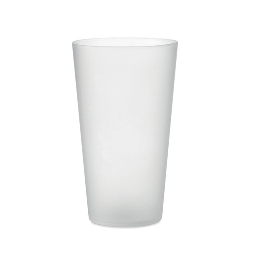 Kubek eventowy 500 ml MO9907-26 - Przezroczysty Bialy