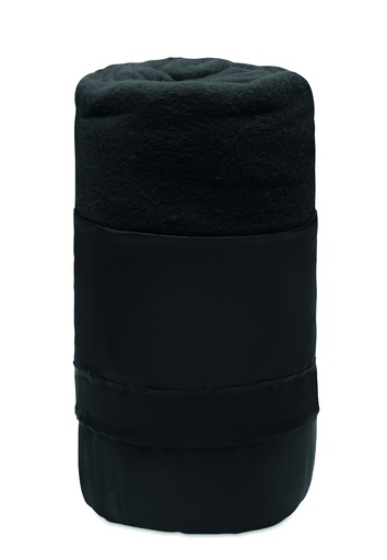 Koc polarowy RPET MO9935-03 - Czarny