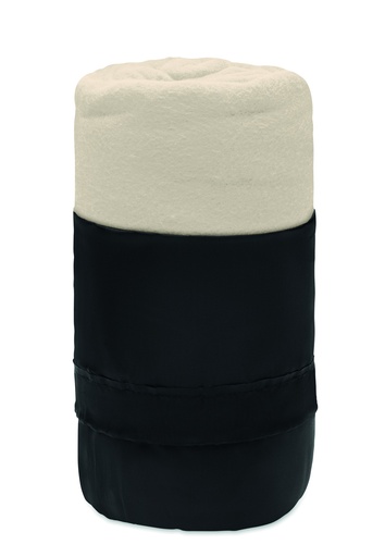 Koc polarowy RPET - Bezowy