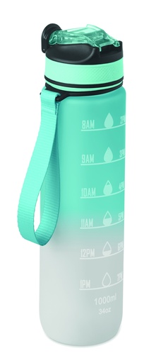 Sportowa butelka RPET 1L MO2489-66 - Baby Blue