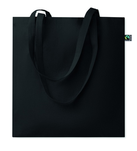 Torba na zakupy Fairtrade 180gr MO2589-03 - Czarny