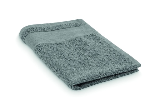 [MO2764-15] Bawełniany ręcznik dla gości - Kamienny Szary