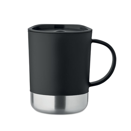 Kubek z 1 scianka 300 ml MO2772-03 - Czarny