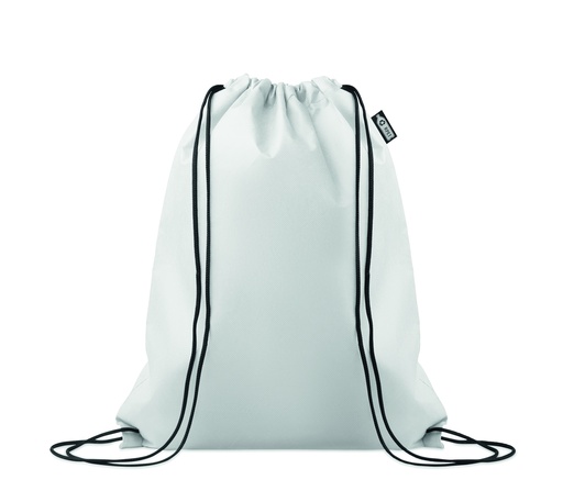 Worek ze sznurkiem z RPET - Bialy