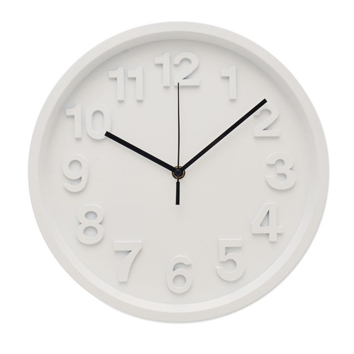 Zegar ścienny z PP - Bialy