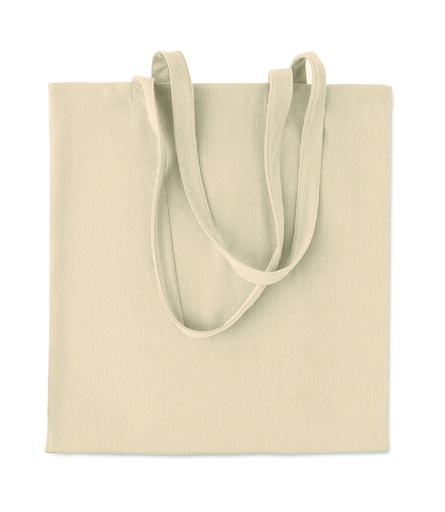 Sztruksowa torba na zakupy - Bezowy