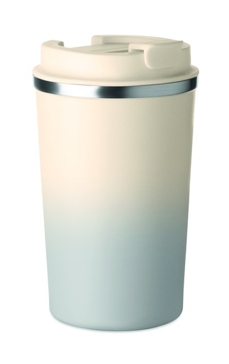 Kubek dwuscienny 350 ml MO2885-07 - Szary