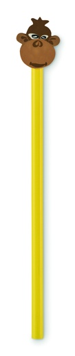 Ołówek w kształcie zwierzęcia - Zólty