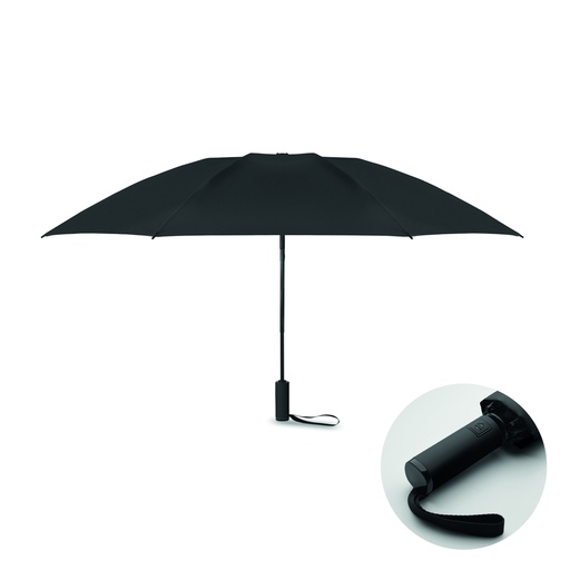 23″ wiatroodporny parasol - Czarny