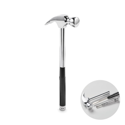 Mlotek ze stali weglowej MO2936-14 - Srebrny