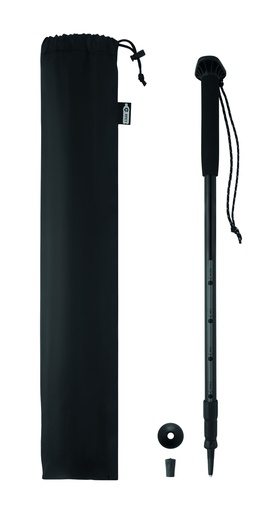 [MO2951-03] Teleskopowy kij do chodzenia - Czarny