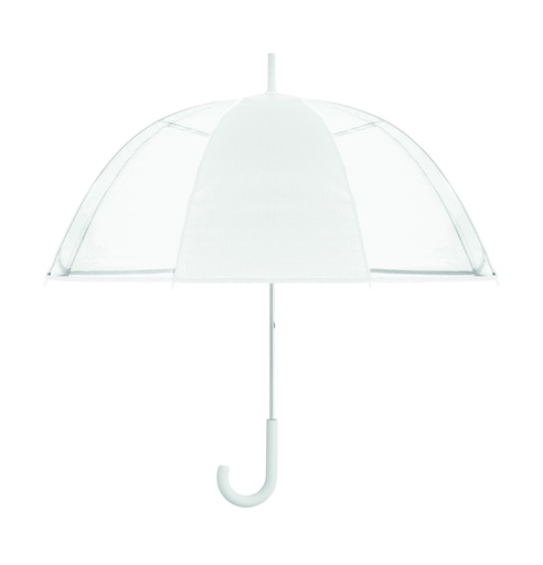 [MO2167-06] 23-calowy parasol manualny - Bialy