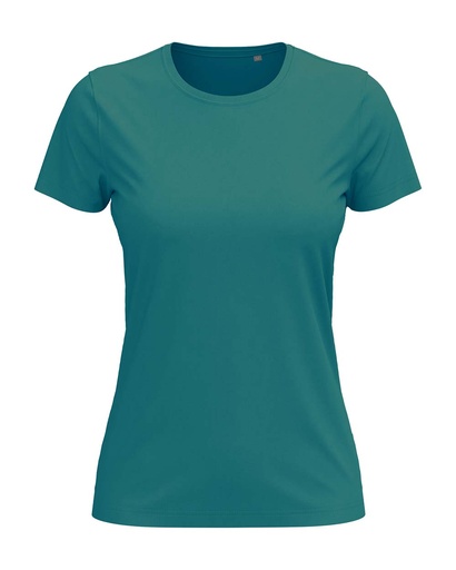 Klasyczny damski t-shirt S141 - Teal