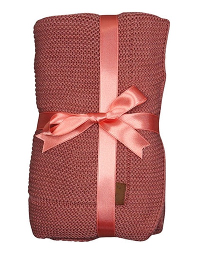 Koc Dzianinowy Akrylowy Oddychajacy ARB931 - Antique Pink