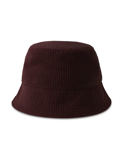 [AT380-1000415538] Kapelusz Bucket Sztruks Recykling AT380 - Burgundy