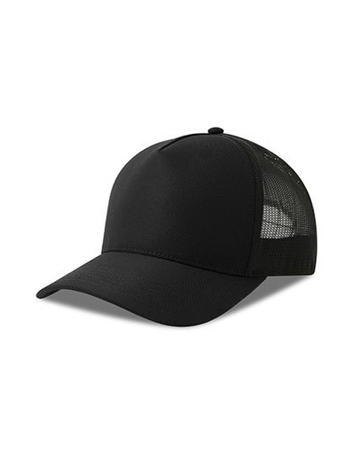 [AT545-1000415515] Czapka Trucker Recykling Dry-Tech AT545 - Black & Black