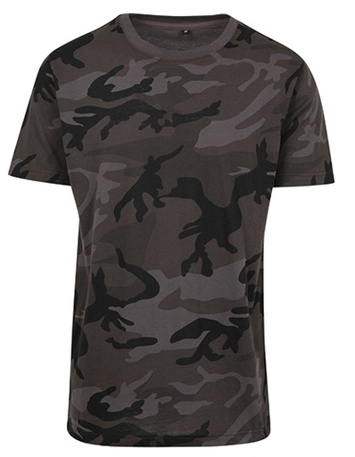Koszulka Dluga Slim Bawelniana Moro BY109 - Dark Camo