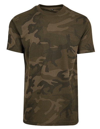 Koszulka Długa Slim Bawełniana Moro BY109 - Olive Camo