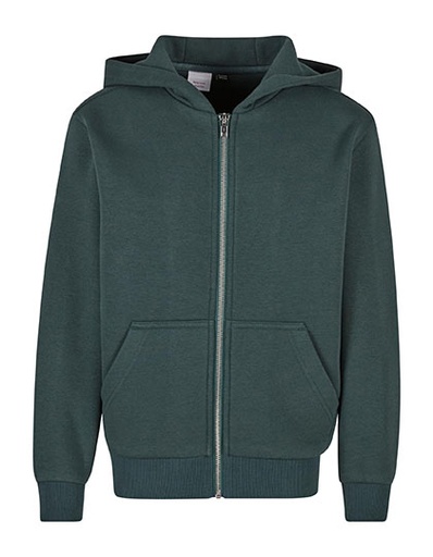 Bluza z Kapturem Rozpinana Puszysta BY316 - Bottle Green