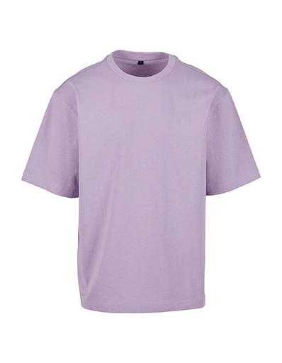 Koszulka bawełniana luźny krój BY391 - Lilac