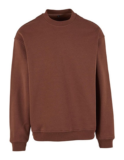 Bluza Luzny Kroj Bawelna Poliester BY409 - Chocolate Brown