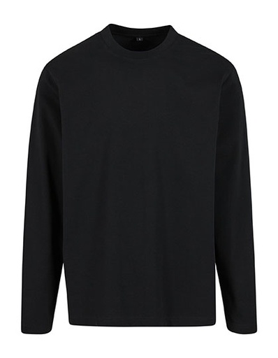 Koszulka Meska Oversize Bawelna Poliester BY420 - Black