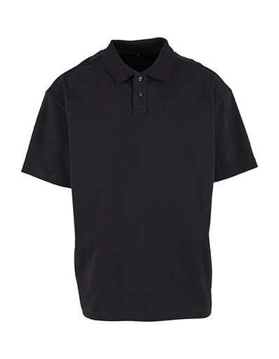 Koszulka Polo Oversize Bawelniana BY421 - Black