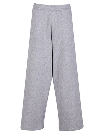 Spodnie Luzne Szerokie Nogawki Bawelna Poliester BY442 - Heather Grey