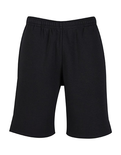 Spodnie Krotkie Męskie Luzny Kroj Bawełniane BY447 - Black