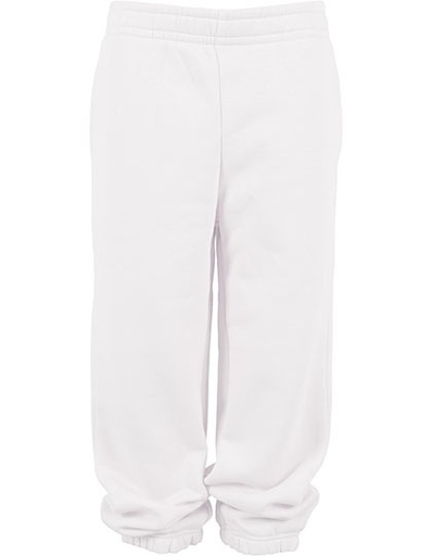 Spodnie Dziecięce Klasyczne Bawełniano Poliestrowe BYBB033 - White