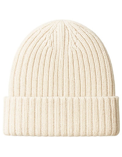 Czapka Dzianinowa Z Welny Merino C1425 - Beige