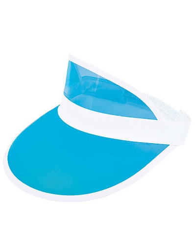 Czapka z daszkiem retro C1820 - White&Light Blue