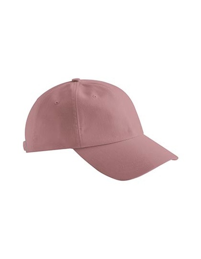 Czapka Niskoprofilowa 6-panelowa Bawelna Organiczna CB26N - Rose Pink