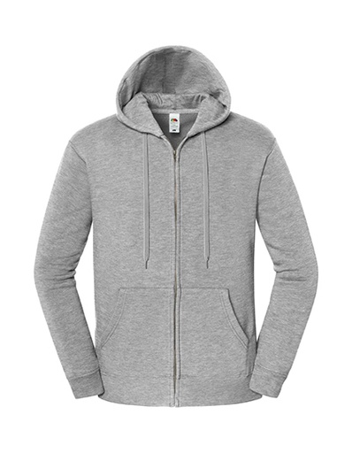 Bluza Klasyczna Bawełna Poliester Zamek F402 - Athletic Heather