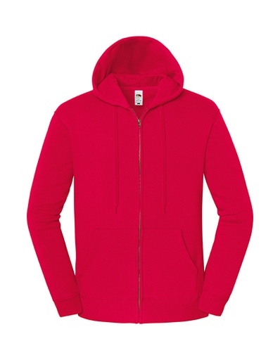 Bluza Klasyczna Bawelna Poliester Zamek F402 - Red