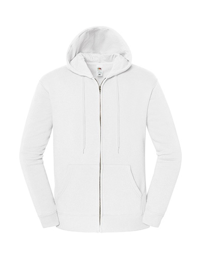 Bluza Klasyczna Bawełna Poliester Zamek F402 - White
