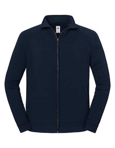 Bluza Klasyczna Bawełniana Z Zamkiem F456 - Deep Navy